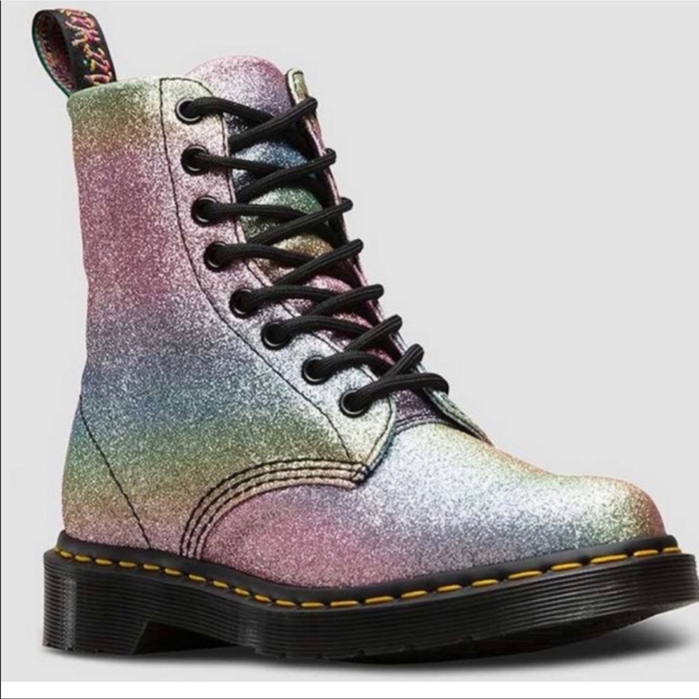 Dr. Martens 1460 rainbow glitter